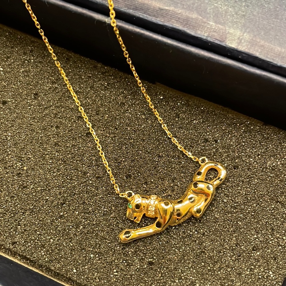 14K YELLOW GOLD CHEETAH❤️